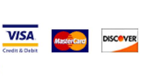 TD, Master Card, VISA, Discover