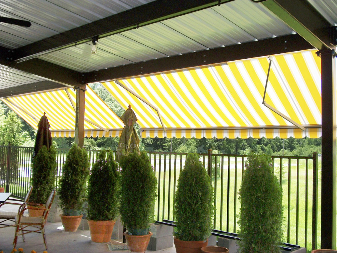 15′ Width X 10′ Projection Retractable Awning Retractable Awning Store